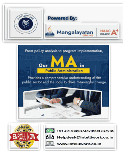 Master of Arts in Public Administration - Online Program cover