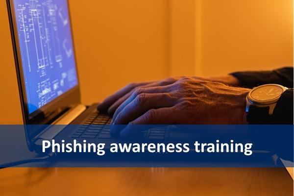 Phishing awareness training cover