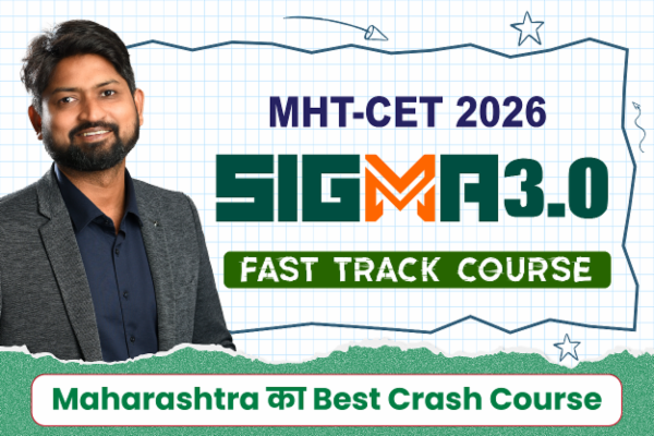 Sigma 3.0 Maths - MHTCET 2026 Fast Track Course cover