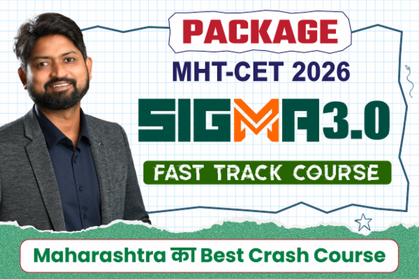 Sigma 3.0 Maths - MHTCET 2026 Fast Track Course | Package cover