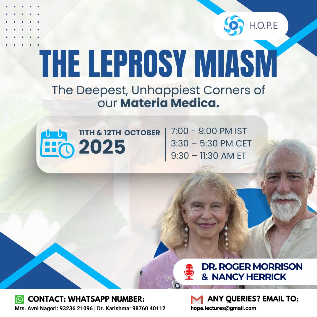 The Leprosy Miasm. The Deepest, Unhappiest Corners of our Materia Medica. cover