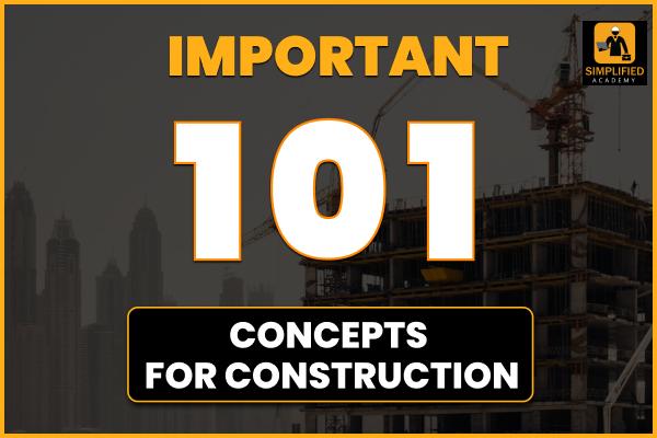 Important 101 Concept for Construction cover