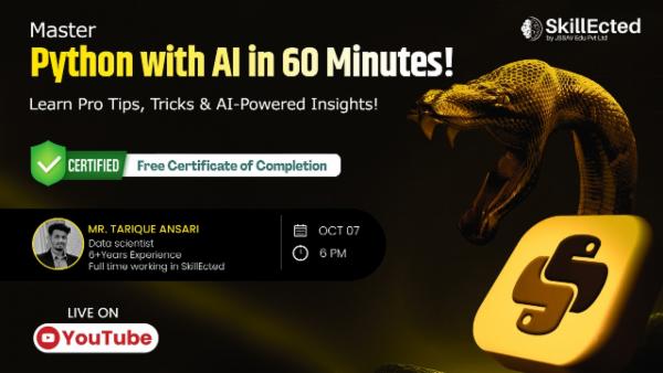 Master Python with AI in 60 Minutes! In Data Science Learn Pro Tips, Tricks & AI-Powered Insights! cover