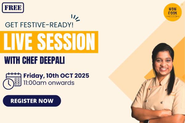 Get Festive Ready - Live Session with Chef Deepali cover
