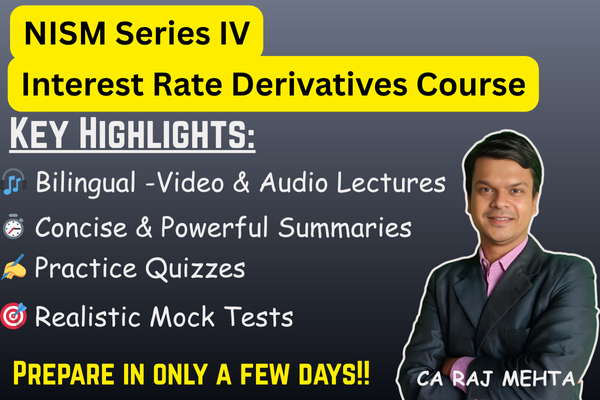 NISM-Series-IV: Interest Rate Derivatives Certification Examination cover