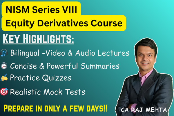 NISM-Series-VIII Equity Derivatives Certification Examination cover
