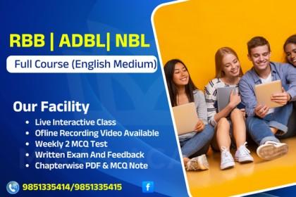 2082 - RBB , ADBL , NBL - Full Course (English Medium) cover