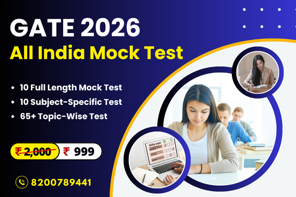 GATE 2026 Test Series - ECE | Full Length Mock Test + Subject-wise Test + Topic-wise Test cover