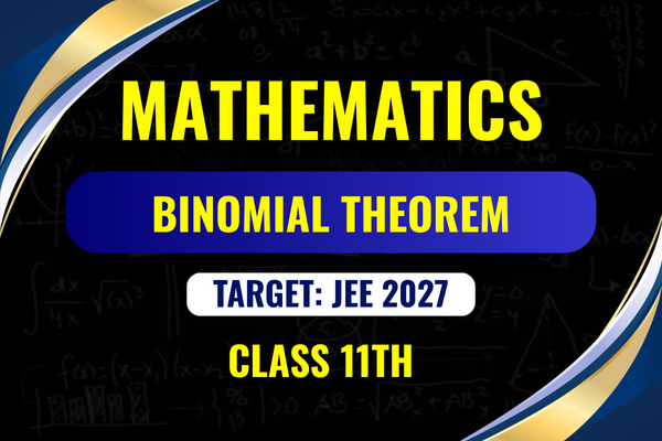 Binomial Theorem Class-11th cover
