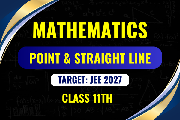 Point & Straight Line Class-11th cover