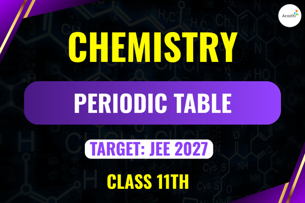 Periodic Table Class 11th cover