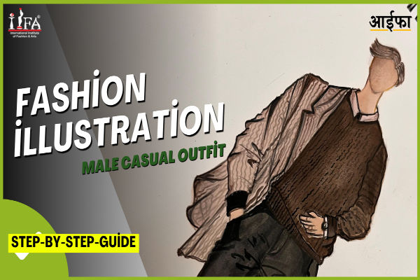 Male Fashion Illustration step by step guide cover