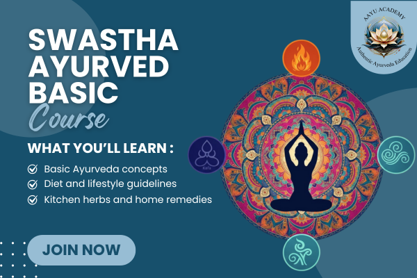 Swastha Ayurved basic course cover