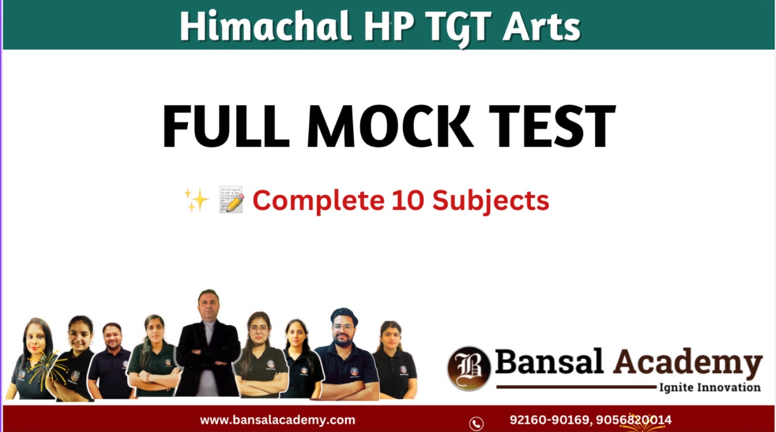 HP TGT ARTS MOCK TEST cover