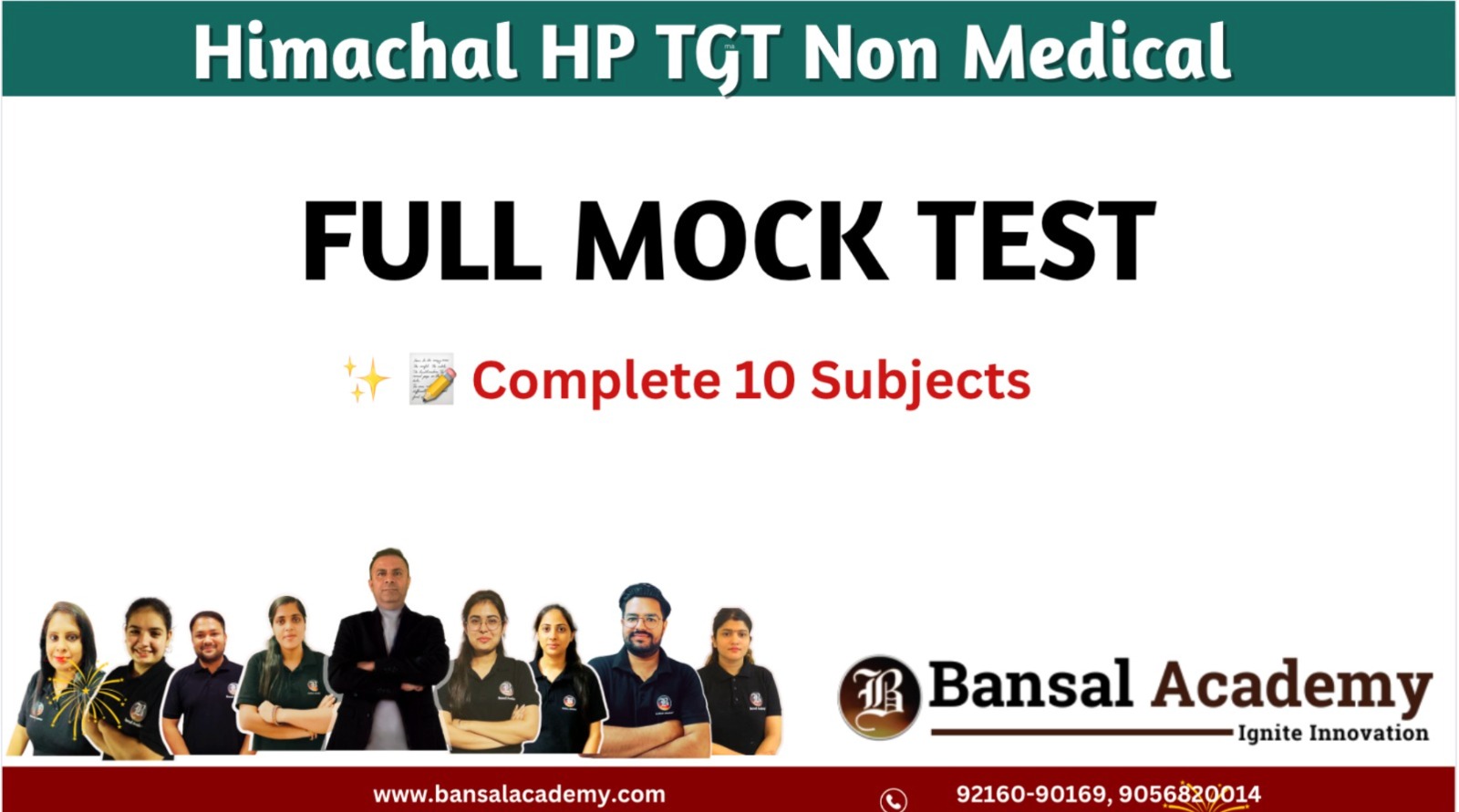HP TGT NON MEDICAL  MOCK TEST cover