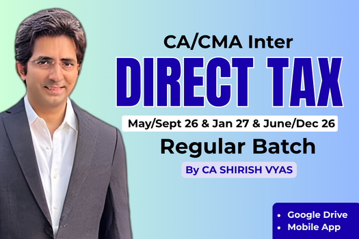 CA/CMA INTER DT May/Sept 26 & Jan 27 & June/Dec 26 – Regular Batch – Hindi English Mix cover
