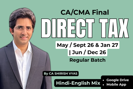 CA/CMA FINAL DT May / Sept 26 & Jan 27 | Jun / Dec 26 – Regular Batch cover