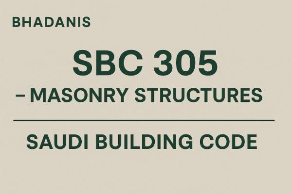 SBC 305 – Masonry Structures ~ Professional Certification for Saudi Arabia Construction Professionals cover