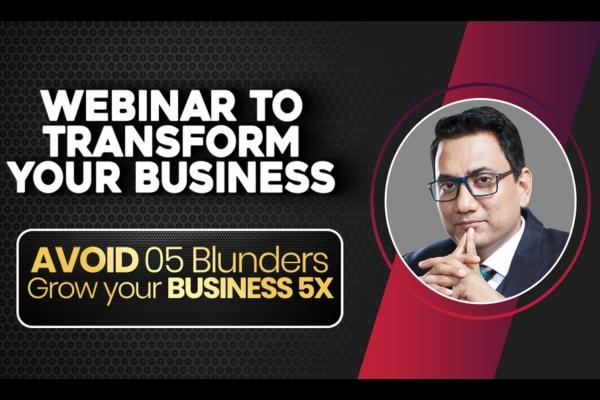 Avoid 5 Blunders, Grow Your Business 5X cover
