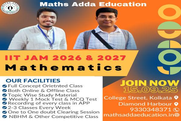 IIT JAM Mathematics 2026 & 2027 cover