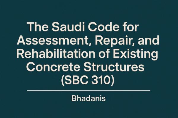 The Saudi Code for Assessment, Repair, and Rehabilitation of Existing Concrete Structures (SBC 310) cover