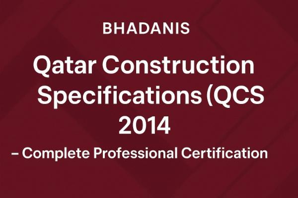 Qatar Construction Specifications (QCS) 2014 – Complete Professional Certification cover