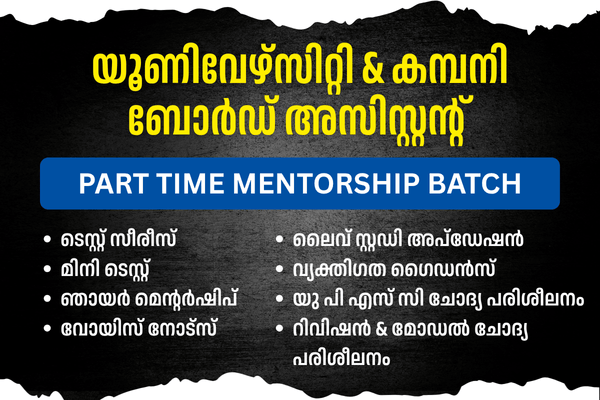 Part Time Mentorship Batch for Company Board and university assistant cover