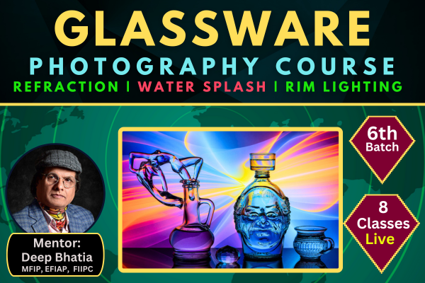 GLASSWARE PHOTOGRAPHY COURSE 11/25 cover