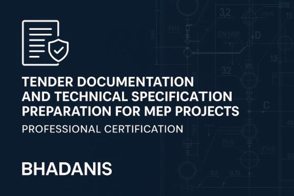 Tender Documentation and Technical Specification Preparation for MEP Projects – Professional Certification cover