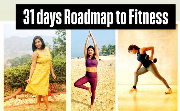 31 days Roadmap to fitness (DOWNLOAD PDF to use demo links) cover