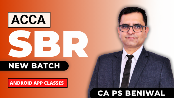 ACCA Strategic Business Reporting Batch - App Based Classes by CA PS Beniwal cover