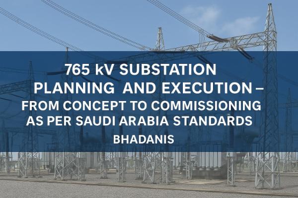 765 kV Substation Planning and Execution – From Concept to Commissioning Online Course For Saudi Arabia Professionals cover
