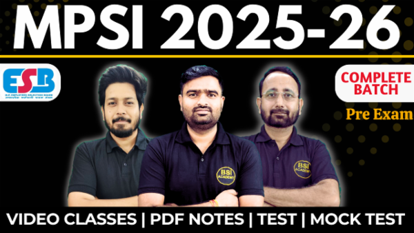 MPSI & Subedar 2025-26 cover