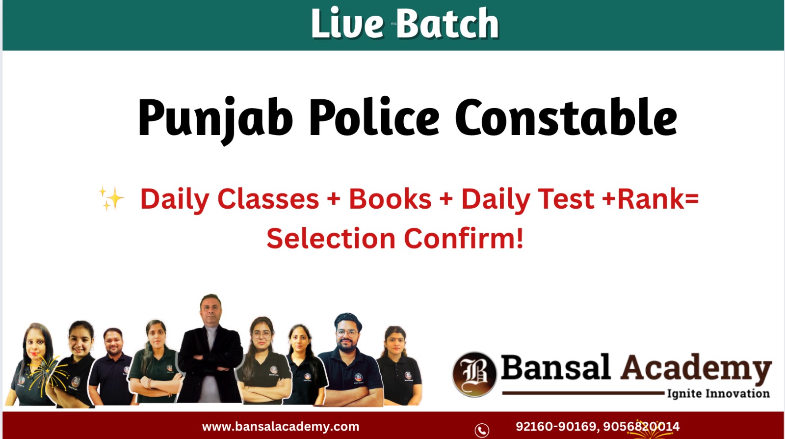 Punjab Police Constable Live Batch