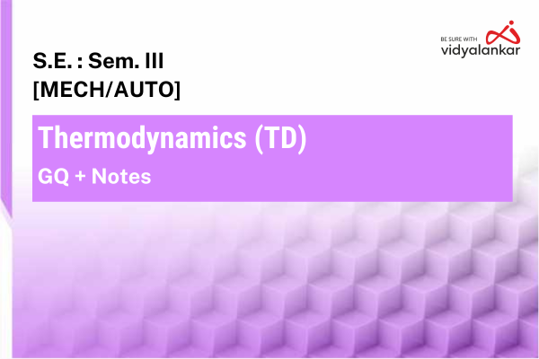 Thermodynamics [MECH/AUTO] GQ + Notes Dec. '25 cover