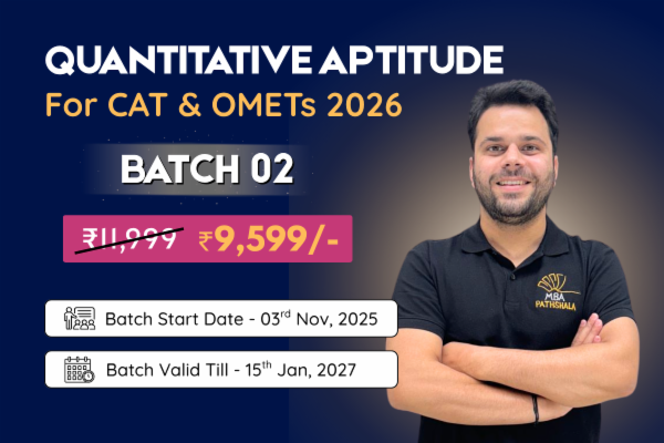 Complete Quantitative Aptitude (Batch 02) for CAT & OMETs 2026 by Udit Sir cover