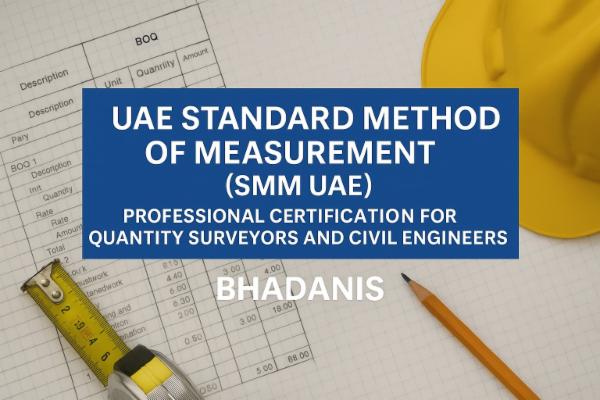 UAE Standard Method of Measurement (SMM UAE) – Professional Certification for Quantity Surveyors and Civil Engineers cover
