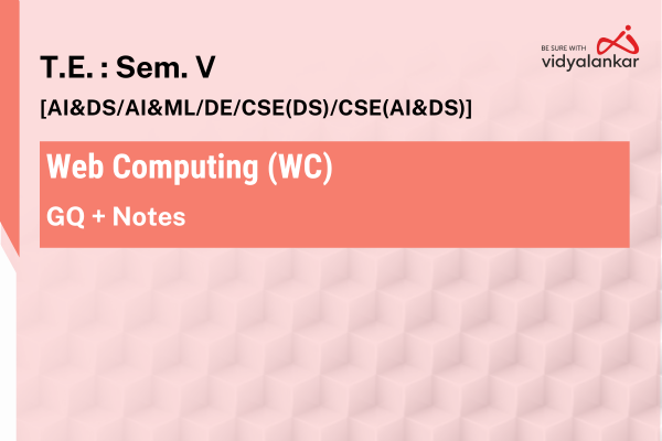 Web Computing [WC] GQ + Notes Dec. '25 cover