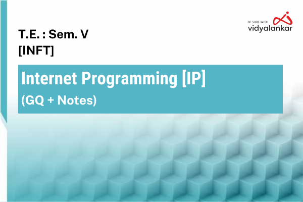 Internet Programming [IP] GQ + Notes Dec. '25 cover