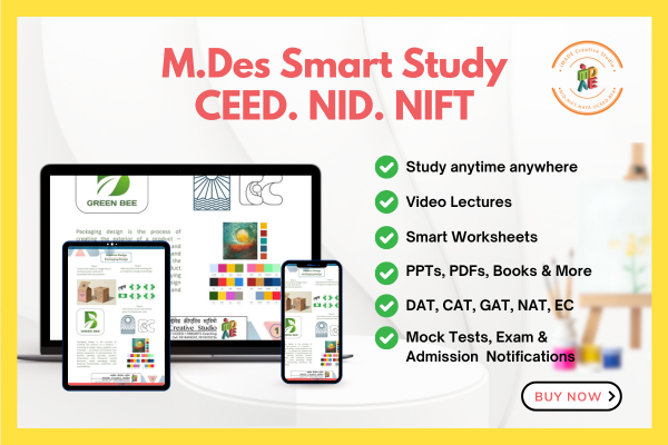 M.Des Smart Study - CEED, NID, NIFT cover