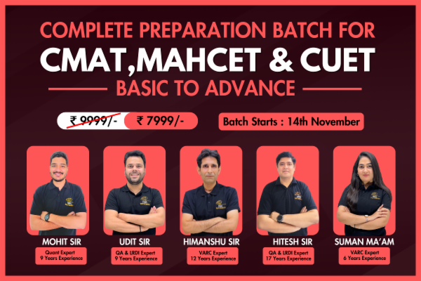 Complete Batch for CMAT, MAH-CET & CUET 2026 (Basic to Advance) cover
