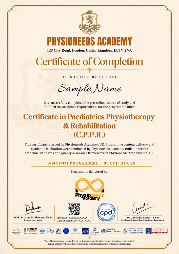 CPPR certificate sample