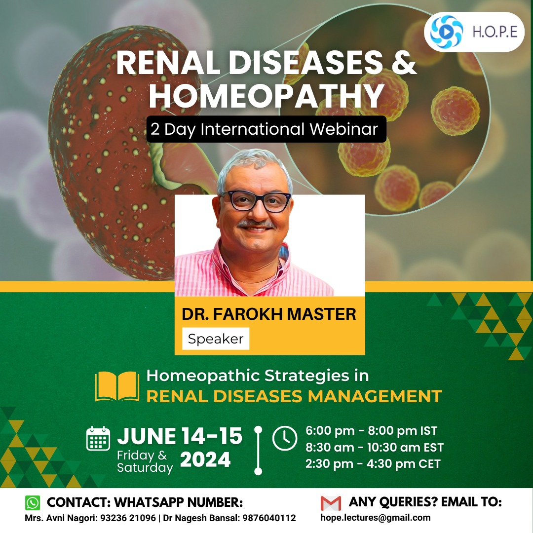 Renal Diseases and Homoeopathy cover