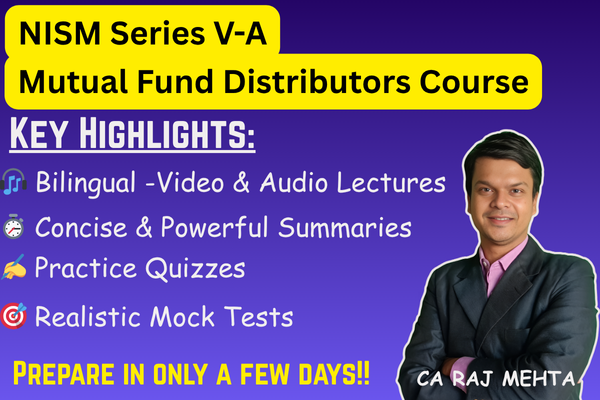 NISM Series V-A Mutual Fund Distributors Certification Examination cover