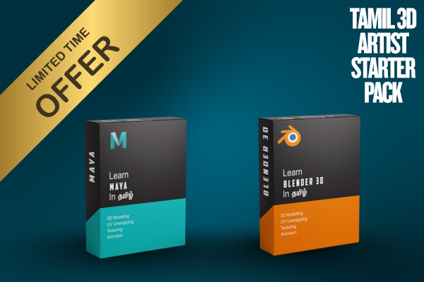 Learn Blender & Maya in Tamil | Complete 3D Course Bundle for Beginners cover