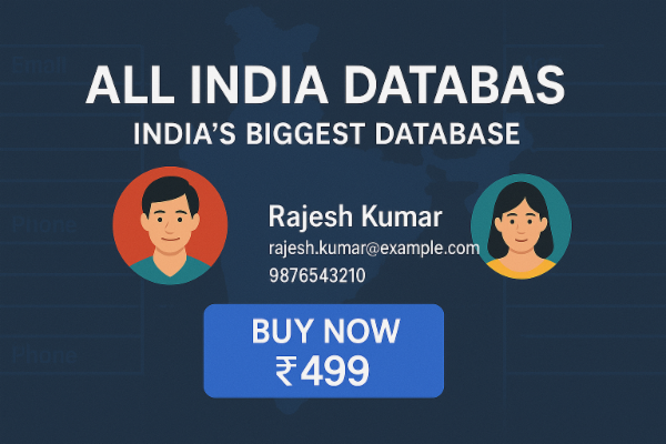 🧩 All India Database – 125 Crore+ Verified Data at ₹499 | Sparshly cover