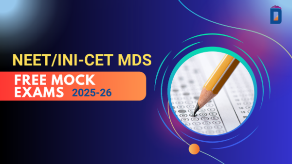 FREE MOCK EXAMS NEET/INI-CET MDS 2025-26 cover
