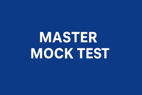 Master Mock Test cover