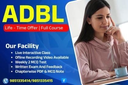 ADBL - Full Course | English Medium (Lifetime Offer) cover