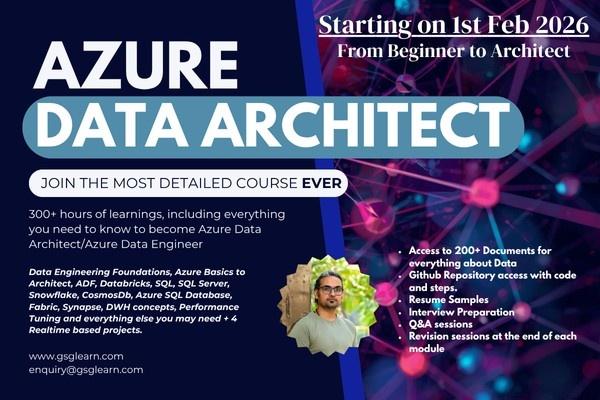 Azure Data Architect cover